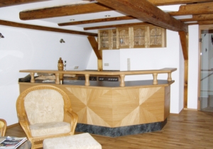 Theke in Eiche